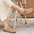 thumbnail image 4 of AComwarm Sabots en Daim pour Femmes avec Sangle Réglable Semelle en Liège Mules en Cuir Chaussons Unisexes Confortables Chaussures de Pommes de Terre, 4 of 5