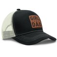 thumbnail image 2 of Gorra Trucker "Papá de Niña" con Parche de Cuero Negro y Ajuste de Broche, 2 of 4