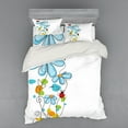 thumbnail image 2 of Ambesonne Cartoon Bedding Set 3 Pcs, Ladybugs Flowers, Twin XL, Multicolor, 2 of 3