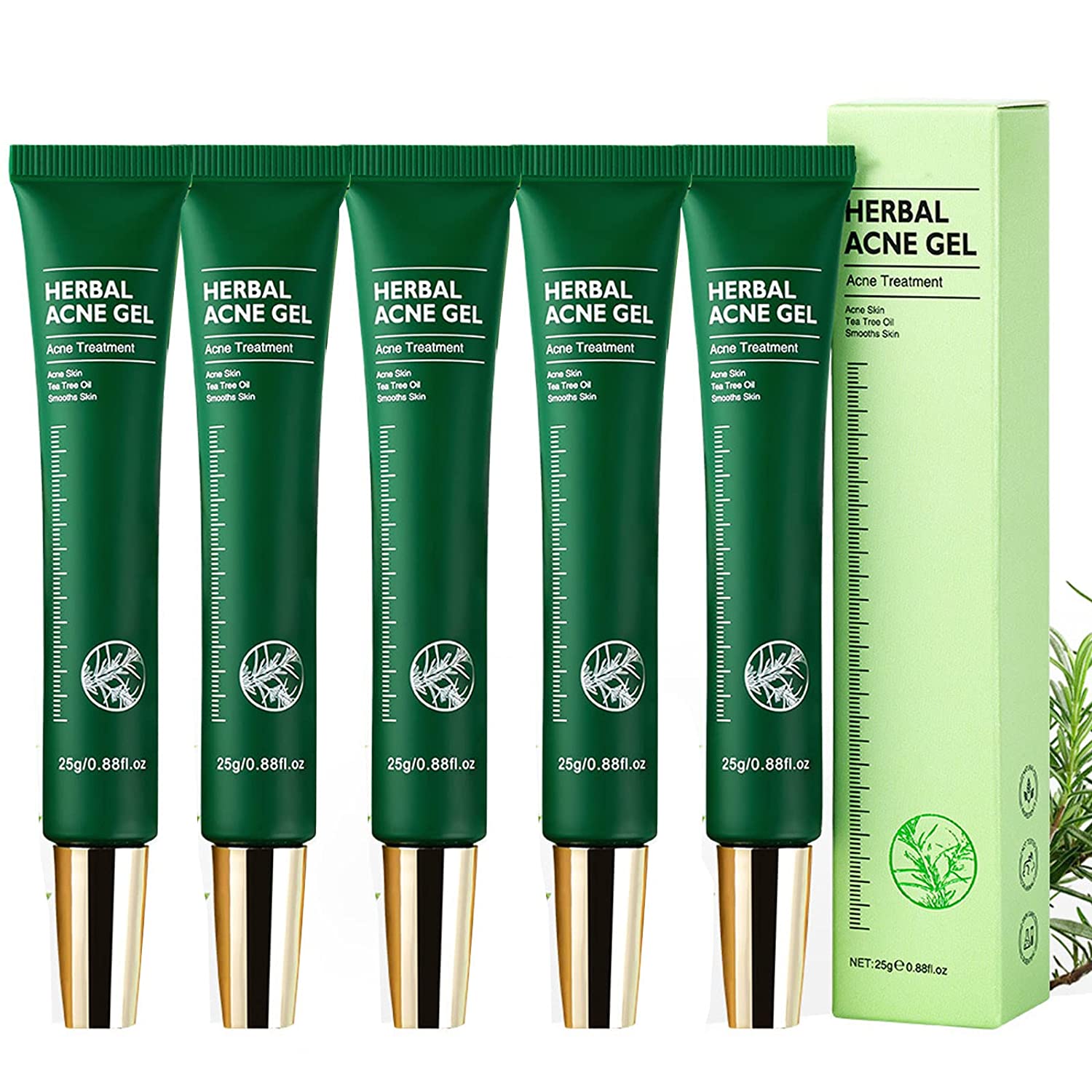 Skinheal Herbal Acne & Scar Solution, Emergency Blemish Relief, Cystic