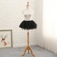 thumbnail image 3 of Womens 1950s Vintage Tutu Tulle Petticoat Adults Ballet Dance Solid Color Bubble Skirt for Christmas Cosplay Party, 3 of 8