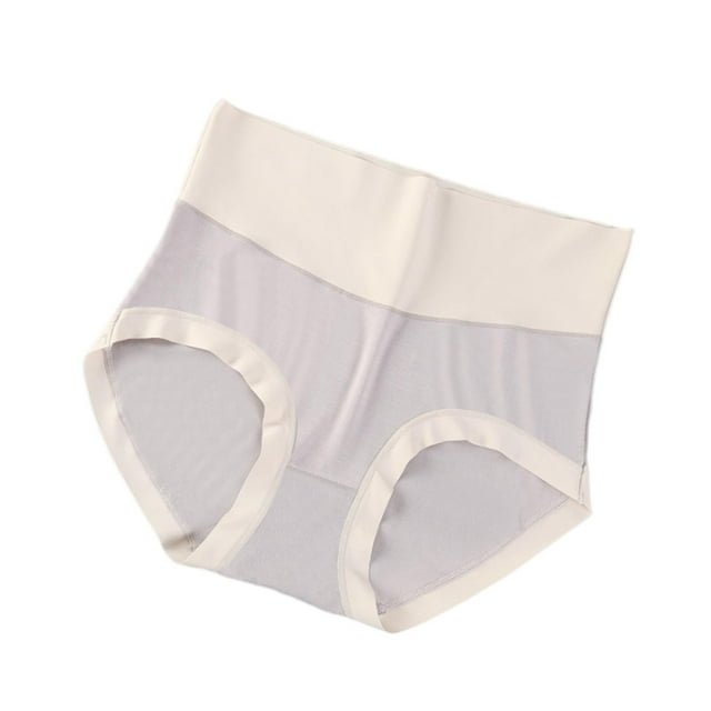cfhntfmh Womens Underwear Cotton Soft Stretch High Waisted Full Coverage Panties Comfort Color Block Everyday Briefs