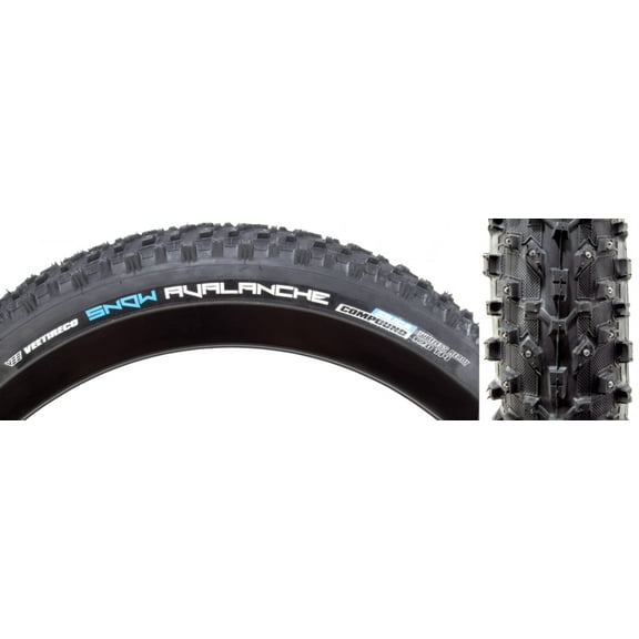 Vee Tire Co. Snow Avalanche Tire 26x4.0 Tubeless Folding Black 120tpi Studded