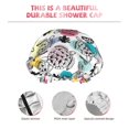 thumbnail image 4 of Sigee Turtle for Women's Shower Cap Reusable Waterproof Hair Cap Large Shower Cap for Women Men, 4 of 7