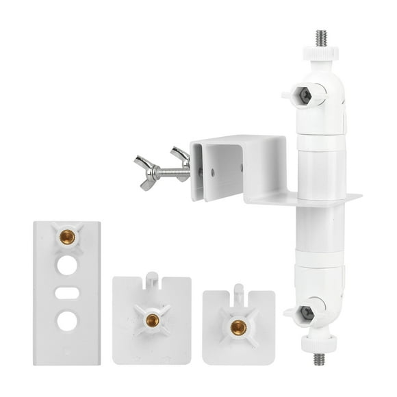 ziyahi Stainless Adjustable Mount For Cameras Camera Anywhere Easy Camera for Eufy Stainless Steel Eufycam Wall In Place Sturdy White
