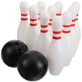 thumbnail image 3 of 1 Set Children Bowling Ball Set plastic Bowling Games Toy Smooth Bowling, 3 of 6