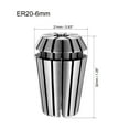 thumbnail image 2 of ER-20 Spring Collet 6mm Chuck for CNC Milling Lathe Tool, 2 of 5