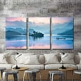 thumbnail image 4 of IDEA4WALL 3 Piece Landscape Canvas Wall Art Sky and Mountain Reflect on the Lake - 16"x24"x3 Panels, 4 of 5