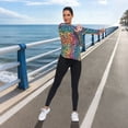 thumbnail image 6 of FORMRS Womens Long Sleeve Shirts UPF 50+ Sun Protection Quick Dry Fishing Hiking Tops, Size S-2XL, Colorful Dragon Scales Pattern, 6 of 8