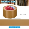 thumbnail image 2 of 2.4"x0.007" Bookbinding Tape, 22 Yard Cloth Bookbinding Repair Tape Book Binding Tape Self Adhesive for Repairing Old Books, Brown, 2 of 5