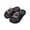 Flaming Bowling Ball with Lightning Pattern, variant on POLERO Graffiti Monster Truck Kids Slide Sandals - Non-Slip Lightweight EVA Slides for Beach, Pool & Daily Wear - Trendy Summer Footwear for Boys Girls
