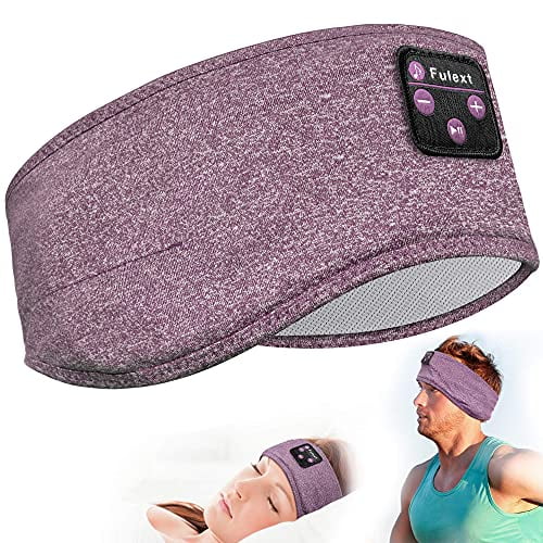 Lavince - Auriculares deportivos con Bluetooth, diadema deportiva inalámbrica con altavoces estéreo HD ultrafinos, perfectos para entrenamiento, correr, yoga, insomnio, personas que duermen de lado, v