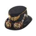 thumbnail image 3 of Steampunk Punk Con Gafas Sombrero Steampunk Para Baile De Graduación Cosplay Halloween, 3 of 8
