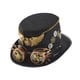 thumbnail image 3 of estilo steampunk, Steampunk con gafas para hombre y mujer, de copa gótico negro,sombrero de jazz,sombrero de mago,Sombrero de disfraz de, 3 of 9