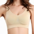 thumbnail image 3 of ZenCart Seamless Sports Bras for Women Large Size Wireless Brassiere Tank Top with Removable Pads Stretchy Yoga Bra, 3 of 8