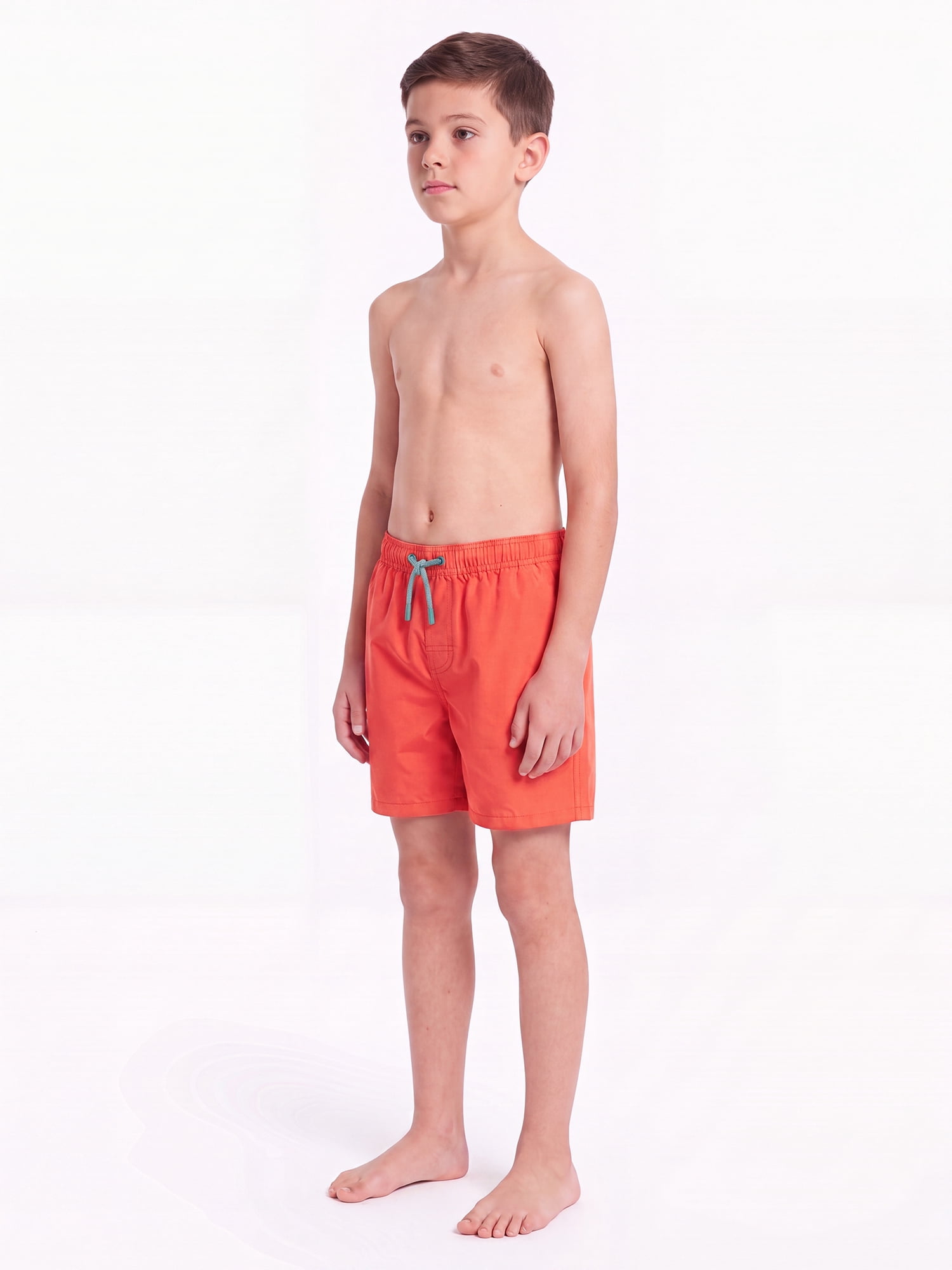Ocean Gear Boys Solid 6 inch Swim Trunks , Sizes 4-18