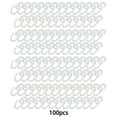 thumbnail image 4 of 100 Clip-On Hooks with 10mm Eyelet for Curtain Rings - Pleating Hooks, 4 of 6