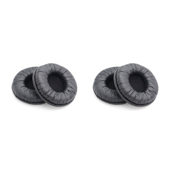 crativent Coussinets d'Oreille Coussin Audition pour Protection Coussinets d'Oreille Cache-Oreille en Cuir Remplacement pour PX100 PX200 Écouteurs Noir 2 Ensembles