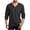 Black, variant on Long Sleeve Shirts for Men, Mens Long Sleeve Muscle T Shirts Casual V-Neck Longline Ribbed Tee Shirts S-3XL