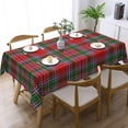 thumbnail image 2 of Rectangle Table Cloth, Scottish Clan Burrell Tartan Plaid Resistant Washable Tablecloth Decorative Table Cover for Dining, Indoor and Outdoor, 2 of 6