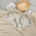 thumbnail image 3 of Easter Pillow Covers 18x18 Set of 2, Easter Buffalo Plaid Bunny Farmhouse Throw Pillows Outdoor Spring Eucalyptus Leaves Decorative Cushion Case Easter Decorations for Home Couch Sofa, 3 of 6