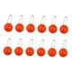 thumbnail image 5 of LLavero de Pickleball de 12 Uds., colgante para bolso, llavero de Metal, adorno de Pickleball para bolso, etiquetas de equipaje, accesorios de cartera Naranja, 5 of 8