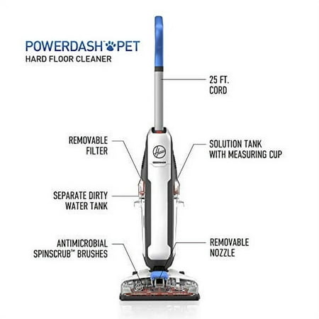 Hoover - PowerDash Hard Floor Cleaner - Blue