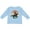 AE-Light Blue, variant on Rodeo Team Roping Cowboy Boys or Girls Long Sleeve Toddler T-Shirt