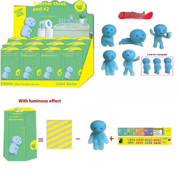 Nuevos juguetes de baño de Smiski Hippers Sonny Angel Hippers, serie Living Party, minifiguras decorativas, caja sorpresa, muñecos de juguete navideños