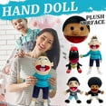 thumbnail image 7 of Jeffy Puppets Plush Toys 23.6" Jeffy's Family Soft Plush Toy, Soft Plush Toy Hand Puppet for Play House Jeffy Hat Hand Puppet Game for Kids Girls Boys Birthday Gifts, 7 of 7