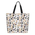 thumbnail image 1 of Balery Cute Cats Bolsa Tote Estilo Estético con Cremalleras, Bolsa de Hombro, Bolsa de Compras Grande y Plegable, 1 of 8