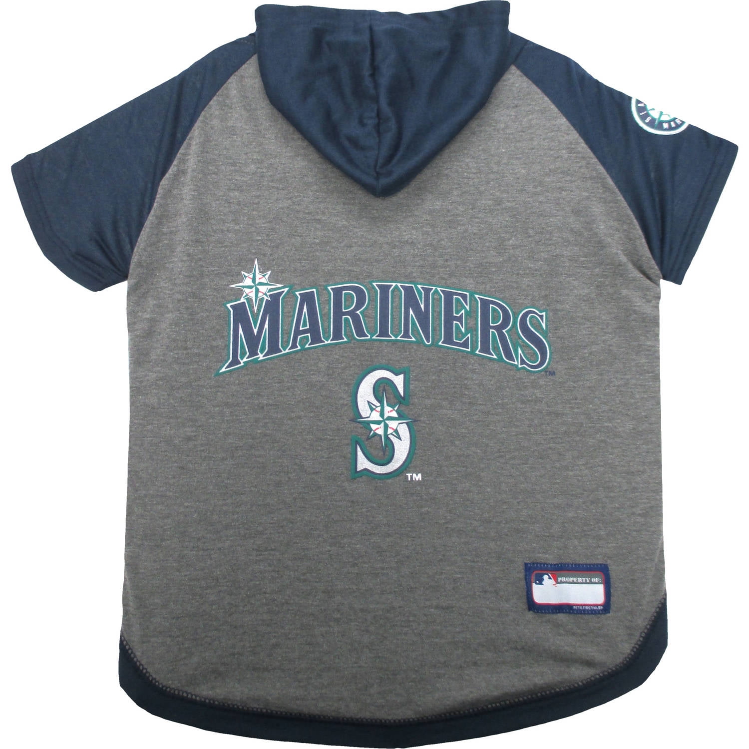 Pets First MLB Seattle Mariners Hoodie Tee Shirt by Pets First