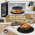 thumbnail image 3 of Microwave Splatter Cover, Collapsible food and plate guard featuring a functional steam vent, durable dishwasher-safe design for daily kitchen heating and cooking (1-Pack), 3 of 7