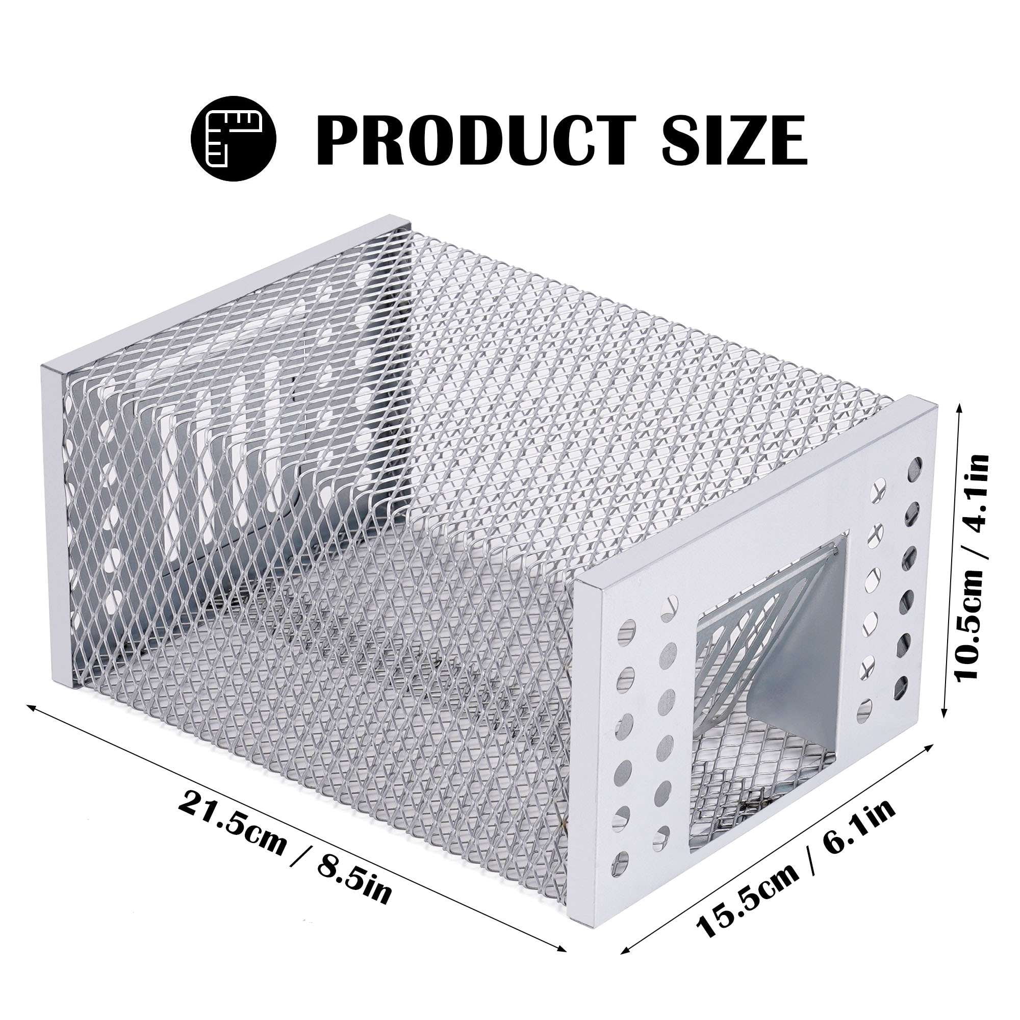 Deago Automatic Continuous Rat Trap Cage – Humane Live Mouse & Rodent Catcher for Indoor & Outdoor Use