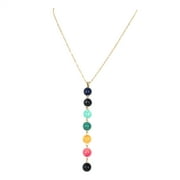 Jewelry Collection Color Spectrum Pendant Necklace, Multi