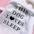 thumbnail image 4 of Peignoir pour Animaux de Compagnie Vêtements pour Animaux de Compagnie Super Absorbant Coton Robe Blanche Corail Confortable Épaissi Pyjama à Capuche Pyjama, 4 of 19