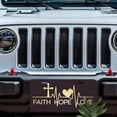 thumbnail image 5 of Faith Hope Love Gold Front License Plate, Metal License Plate, Funny Standard Plates Personalized Novelty Decorative For Men/Women/Boys/Girls Car 6×12 Inch, 5 of 6