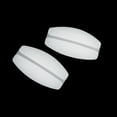 thumbnail image 2 of Almohadillas De La Correa Del De Silicona De 2 Piezas Confort Cojines Para Hombros Soporte NONSLIP Del Dolor Blanco claro Salvador Cojines de silicona con correa para sujetador, 2 of 10