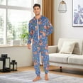 thumbnail image 3 of joogoo Capybara Christmas Ball Pattern Unisex Adults Onesies Pajamas Jumpsuits L, 3 of 7