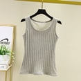 thumbnail image 3 of Sonducket Ropa interior térmica de invierno para mujer, Top grueso a prueba de viento de cuello , chaleco básico adelgazante informal, Prendas para la parte del cuerpo Gris claro SG, 3 of 6