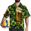 thumbnail image 4 of Saint Patrick's Day Men's Casual Short Sleeve Button Down Shirts - Printed Summer Beach Tops for Men and Women, 4 of 6