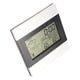 thumbnail image 5 of Reloj meteorológico digital con pantalla de temperatura y humedad, carcasa de aluminio, despertador digital para uso de escritorio y para colgar en la pared., 5 of 14