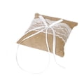 thumbnail image 4 of Cojín de almohada de cuadrado Permium para boda, decoración nupcial para Zulema Portador de almohadas de anillo de boda, 4 of 7