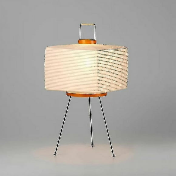 Japanese Creative Tripod Floor Lamp Bedroom Bedside Desktop White Rice Paper Table Lamp Home Hotel Loft Lighting Deco StandlightYOUYOU