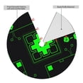 thumbnail image 4 of Lsque Geometry Dash Print Christmas Tree Skirt, Tree Skirt with Ties or Velcro, Perfect for Holiday Decorations, Halloween, and New Year-48", 4 of 7