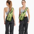 thumbnail image 5 of Crossbody Sling Backpack for Women Men Fruit Avocado Leaves Pattern Shoulder Sling Crossbody Casual Chest Bag for Travel Sports Running Hiking, 5 of 5