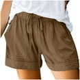 thumbnail image 5 of FNFYFH Womens Summer Causal Shorts Comfy Drawstring Elastic Waist Pants with Pockets Breathable Cycling Runnig Athletic Shorts for Women 2025 Loose Fit Lightweight Home Shorts Prime Clearance Deals, 5 of 7