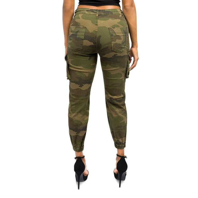 High waist pants camouflage loose joggers women army harem camo pants –  Famous Respect