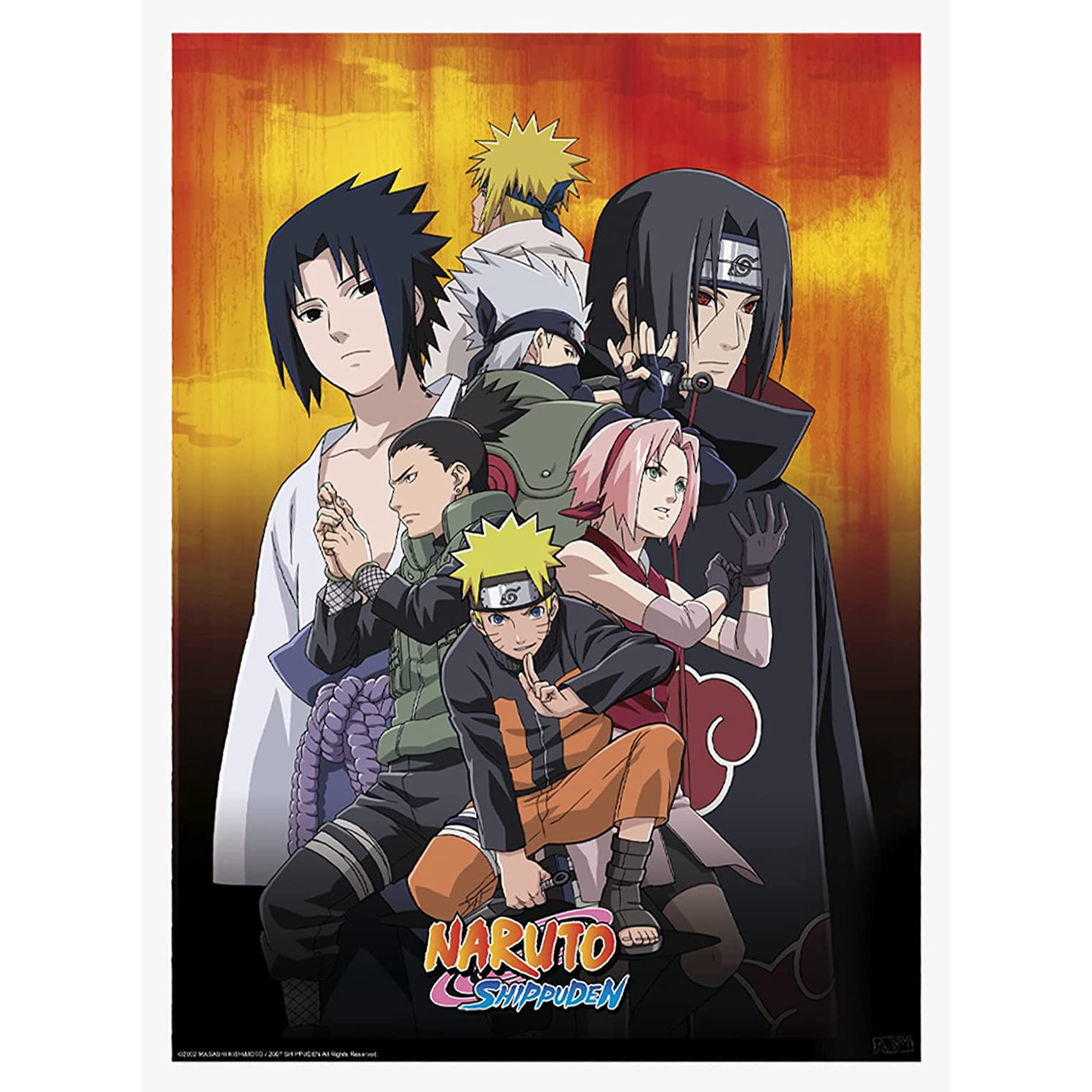 Naruto Shippuden Shinobi - Anime Manga Poster Unframed Size 24''x36'' GooGate