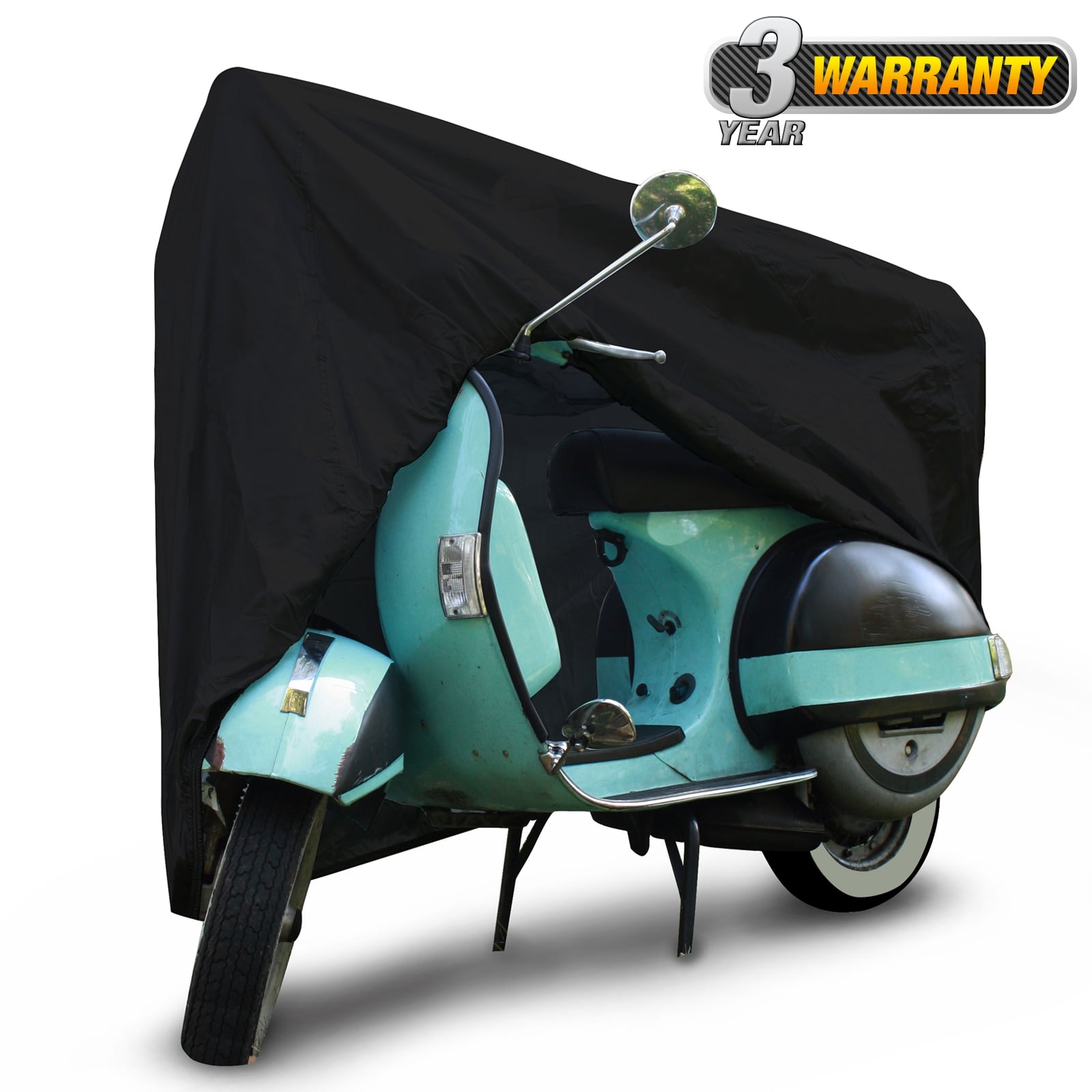 Waterproof Outdoor Scooter Cover, UV Resistant Cover (Black), Size SC1